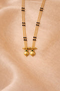 Emerald Charm Twin Disc Mangalsutra