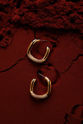 Aurora Pavé Open Hoop Earrings