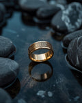 Greek Key Band Ring